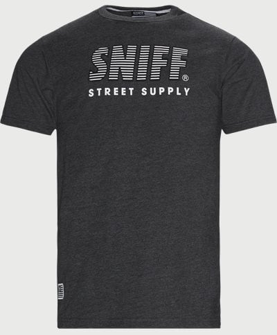 Sniff T-shirts LIVES Grey